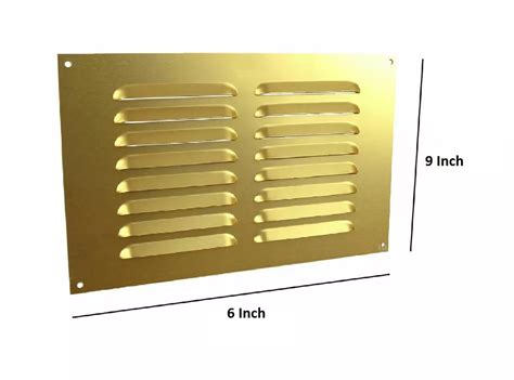 Hit And Miss Air Vent Cover 12 X 6 Polished Stainless Steel 51 Off