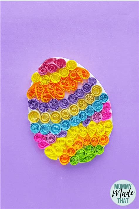 Quilled Easter Egg Fun Paper Craft