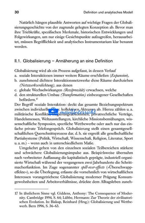 Globalisierung – Definition und analytisches Modell | meinUnterricht