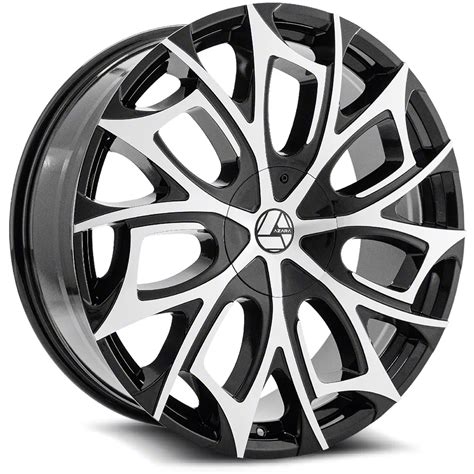 Azara Mustang Aza Gloss Black And Machined Wheel X Mm