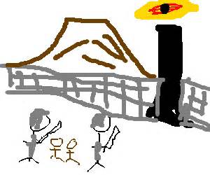 They're taking the hobbits to Isengard! - Drawception