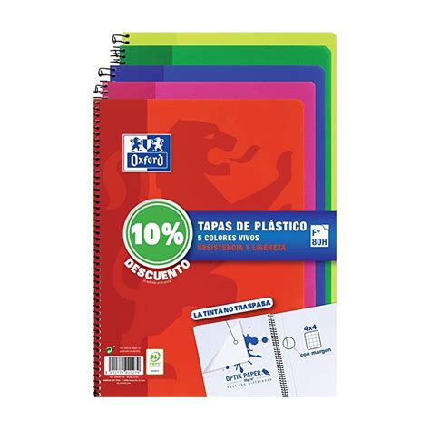 Pack Cuaderno Espiral Classic W E Folio Hojas X Con Margen