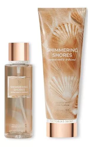 Victorias Secret Set Loción Y Crema Shimmering Shores Envío gratis