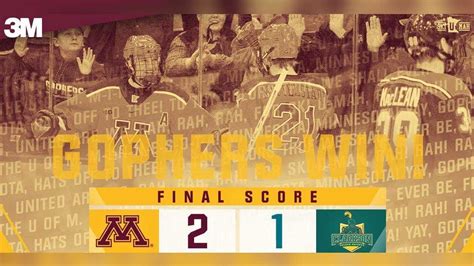 Highlights Gopher Men S Hockey Sweeps Clarkson Youtube