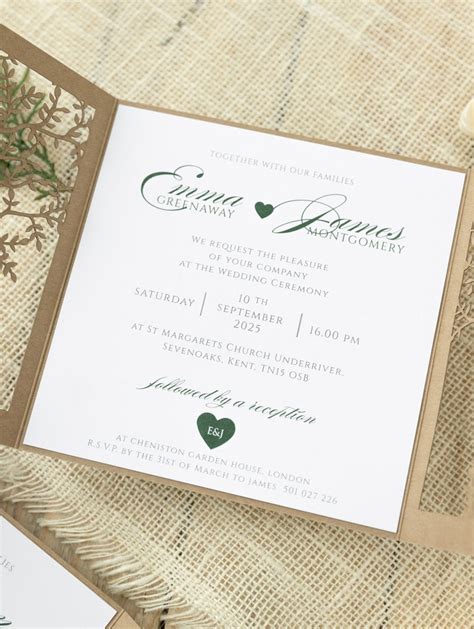 Invitations De Mariage Rustiques Avec Un Arbre D Coup Au Etsy France