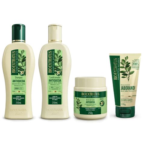 Kit Jaborandi Shampoo Condicionador Banho De Creme Ml E