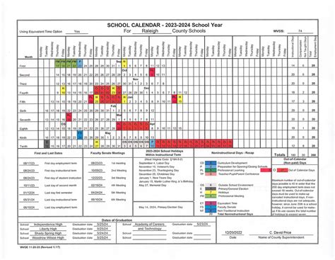 2023 2024 School Calendar Stratton Elementary