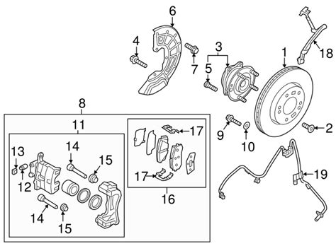 2016-2020 Kia Optima Brake Pads Front 58101-D5A10 | OEM Parts Online