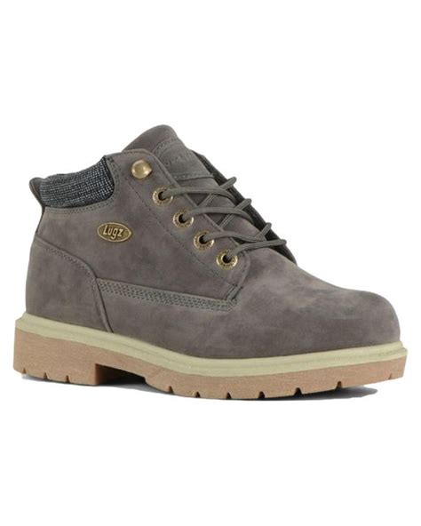 Lugz Drifter Lx Booties Lace Up Ankle Boots In Gray Lyst