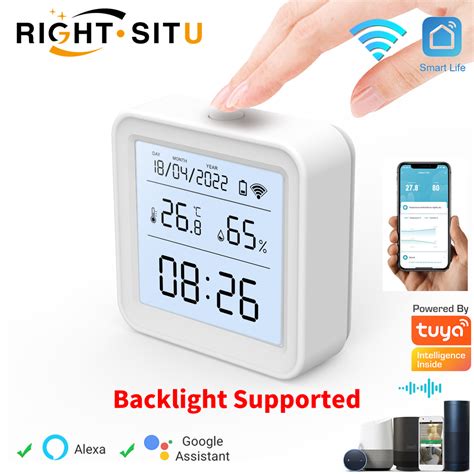 Tuya Wifi Temperature Humidity Sensor Hygrometer Thermometer Smart Home