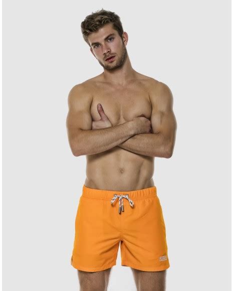Bañador hombre corto Retro naranja Bikini Bikini