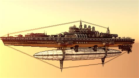 Steampunk Airship Minecraft Map