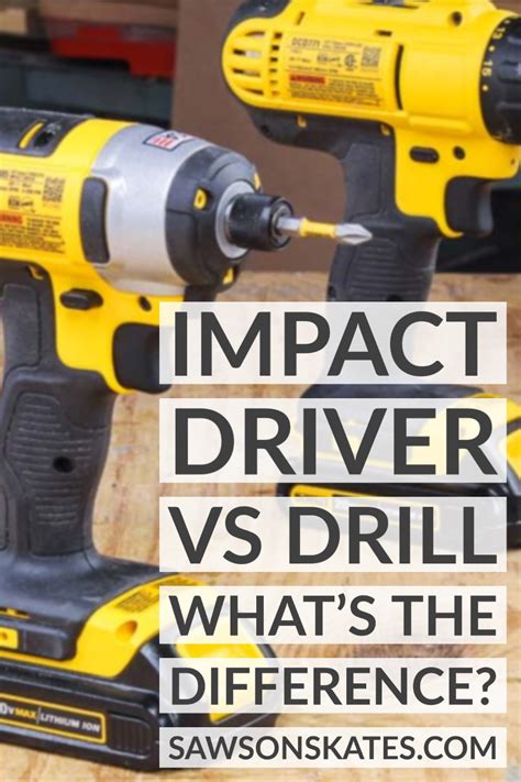 Impact Driver Vs Drill Which To Use Why With Chart Artofit