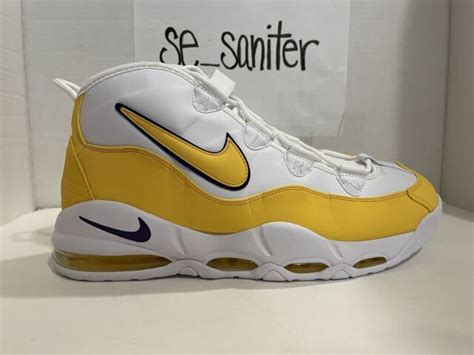 Nike Air Max Uptempo 95 Lakers Yellow White Basketball Ck0892 102 Size