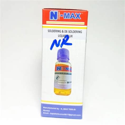 N Max Soldering De Soldering Liquid Flux Ml Easyspares In