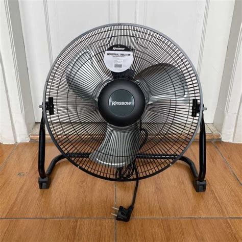 Promo Krisbow Industrial Table Fan Kipas Angin Meja Diskon Di