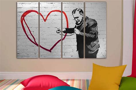 Heart Canvas Doctor Wall Art Print Wall Art Dark Humour | Etsy