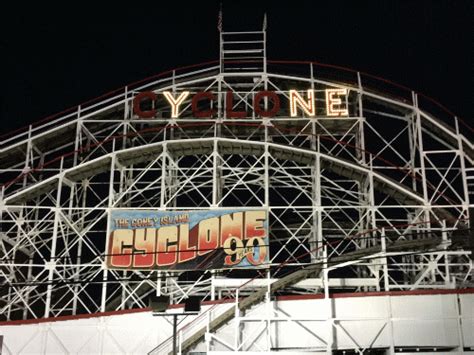 Coney Island At Night 4th Of July Rrollercoasters