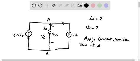 Find Current Io And Voltage Vo In The Circuit Shown Answer Io 6A