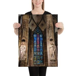 Strasbourg Cathedral Stained Glass. Wall Art Photography. - Etsy