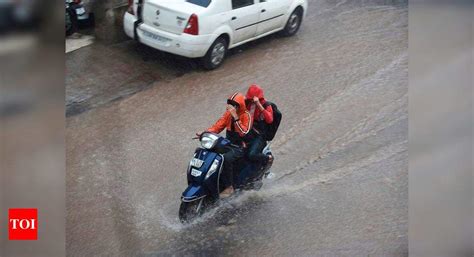 Ahmedabad Records 101 Of Seasonal Rainfall Ahmedabad News Times Of