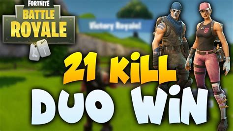 Fortnite 21 Kill Duo Youtube