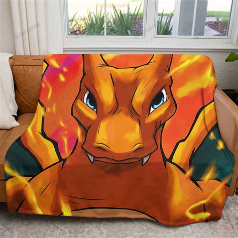 Charizard Custom Pokemon Blanket