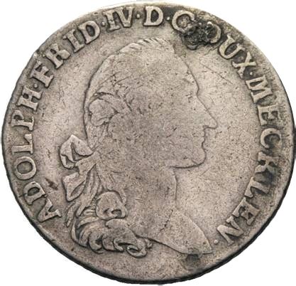 Thaler Adolf Friedrich Iv Duch De Mecklembourg Strelitz Numista