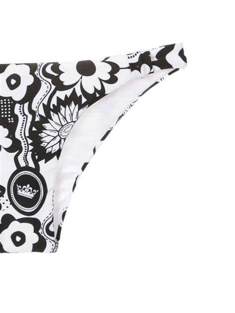 Amir Slama Floral Print Bikini Set Farfetch