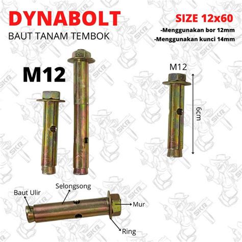 Jual Dynabolt M Baut Tanam X X Dinabolt Ramset Kunci