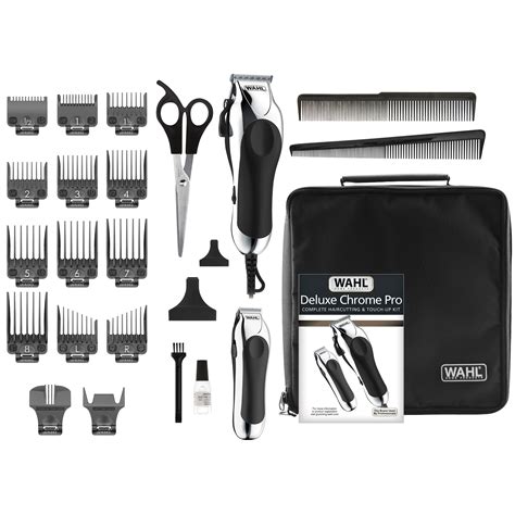 Wahl Deluxe Chrome Pro Clipper And Trimmer Kit Model Walmart