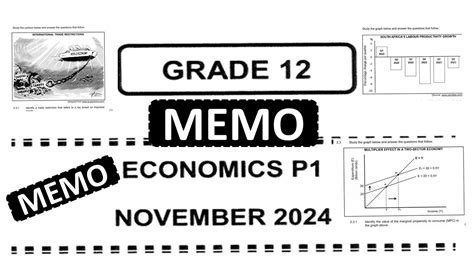 P Memo Economics Paper Grade Final Exams November Exams