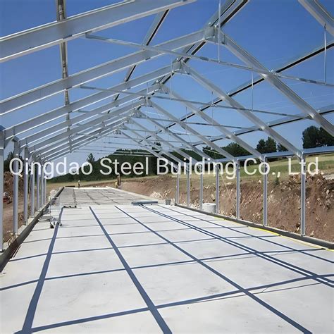 Open Type Prefabricated Steel Structure Poultry Chicken House Shed