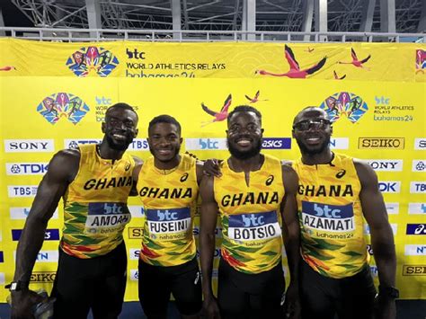 Ghana Qualifies For 2024 Paris Olympics 4x100m Mens Relay MC PAPA LINC