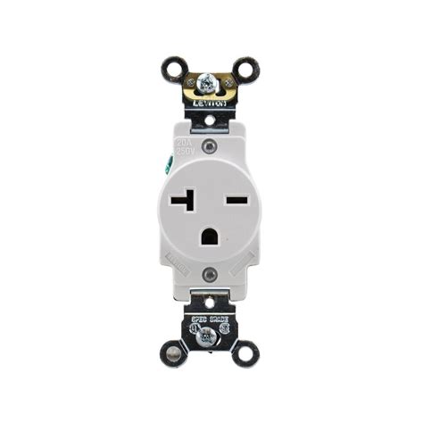 Leviton W Volt Nema R P W Narrow Body Single