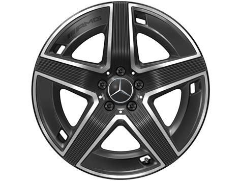 Amg Doppelspeichen Rad Schwarz Glanzgedreht Goodyear Ultragrip