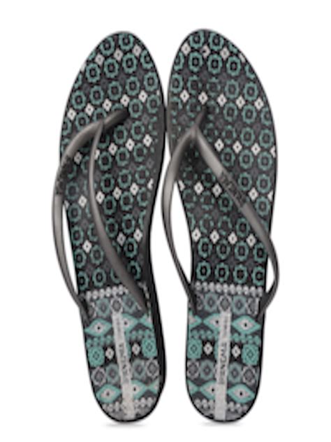 Buy Ipanema Women Black Printed Flip Flops Flip Flops For Women