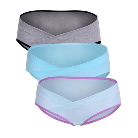 Under The Belly Maternity Underwear Pregnancy Bikini Underwear Pack Walmart