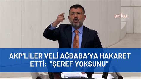 AKP liler Veli Ağbaba konuşurken hakaret etti Veli Ağbaba çılgına döndü