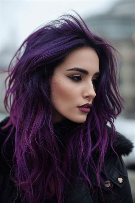 creative purple hair color ideas