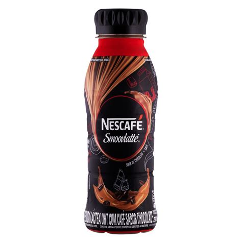 Bebida Láctea UHT Café Chocolate Nescafé Smoovlatté Frasco 270ml