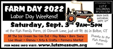 Lutz Children's Museum: Farm Day Town of Manchester