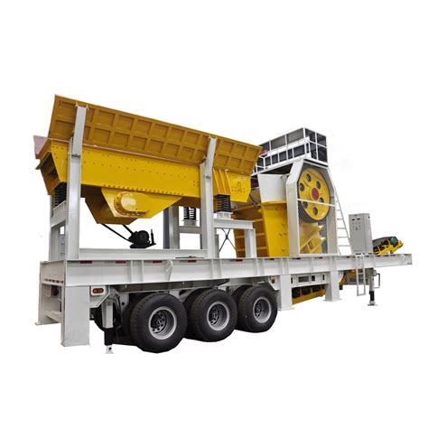 Tph Mobile Stone Crushing Machinery Production Rock Limestone