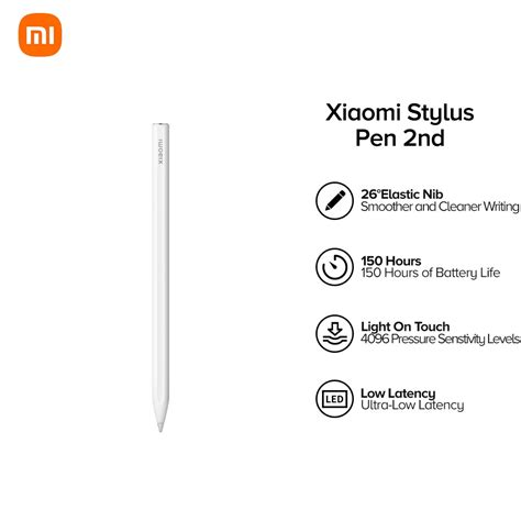 Xiaomi Stylus Pen 2nd Generation Smart Pen For Pad 6 5 Tablet Lazada PH