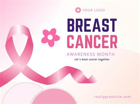 Premium Vector Breast Cancer Awareness Day Post Design Template