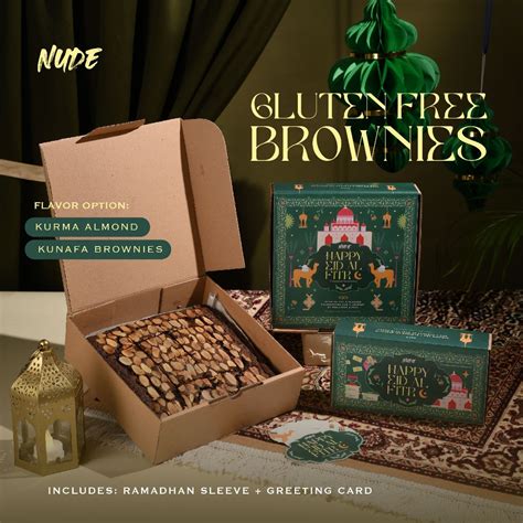 Eid Al Fitr Hampers Premium Brownies Gluten Free By NUDE Ramadan