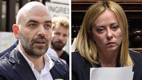 Saviano Sul Blitz Al Parco Verde Di Caivano Accuse A Meloni E De Luca