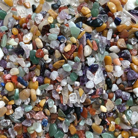 Bulk Tumbled Stones Mixed Chip 8 12mm 250g Chakra Wholesale