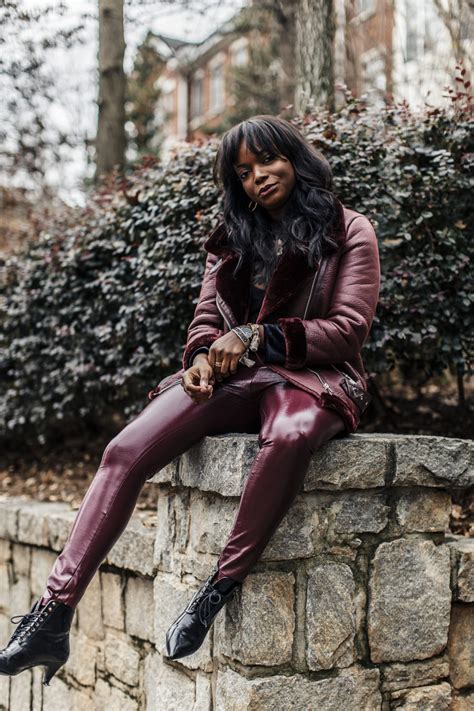 Monochrome Fashion Trend Head To Toe In Burgundy Millennielle