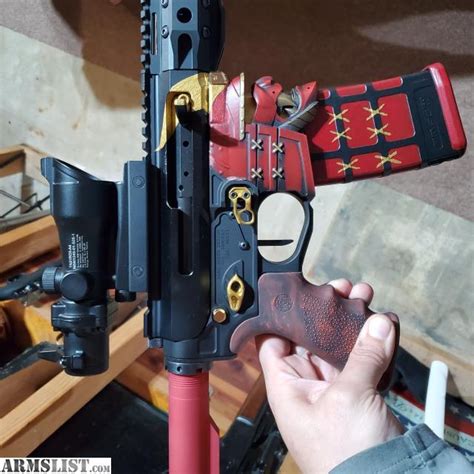 Armslist For Sale Ar 15 Rare Breed Samurai Lower Side Charging Upper